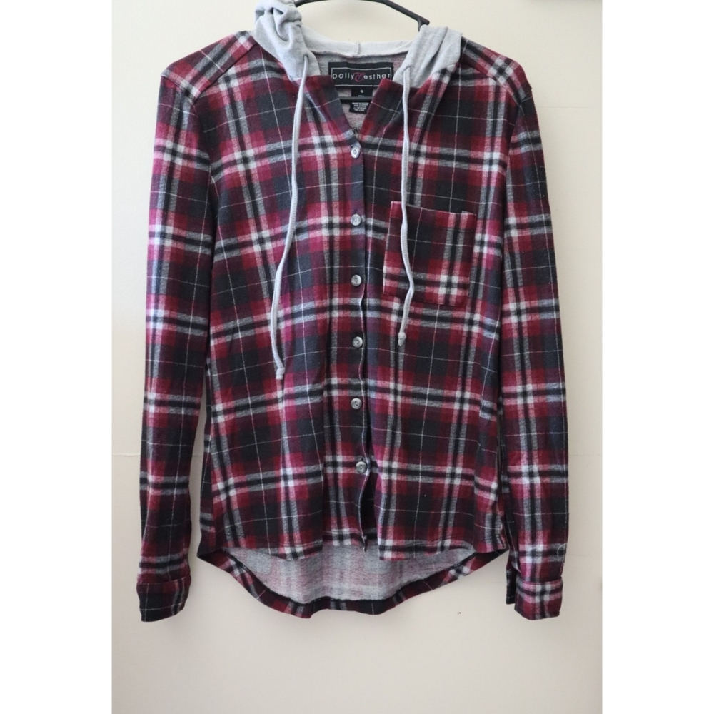 Flannel with hood